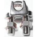 Baron Wire Rope Clip, Stainless Steel 260S-3/8